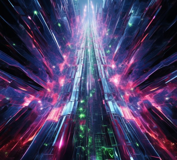 科技感爆棚！高科技动态背景图竖版图片，打造视觉冲击力的设计利器