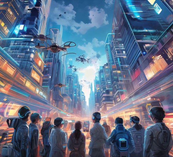 未来科技动态漫画图片高清,探索科技前沿的视觉盛宴与未来图景